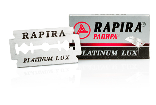 Лезвия (сменные) для Т-образной бритвы Rapira RPL