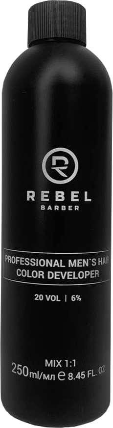 Окислитель для профессиональной мужской краски для волос REBEL BARBER 6% RB054 