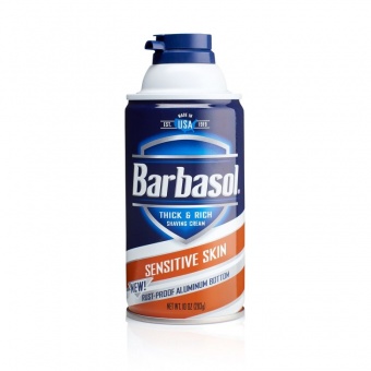 BARBASOL Крем-пена для бритья для чувствительной кожи  283 гр FGI00960