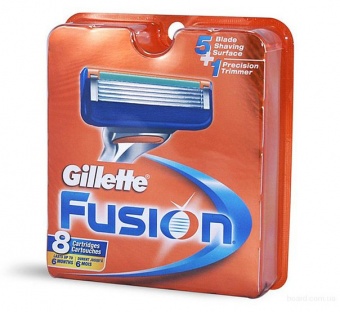 Gillette Fusion 8шт сменные лезвия GF8