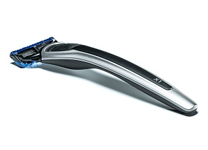 Bolin Webb Бритва Bolin Webb X1, серебристая, черный акцент, Gillette Fusion BW-X1-SIL-BLK