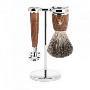 Muehle Бритвенный набор из ясеня 3 предмета Т-образный станок S 81 H 220 SR