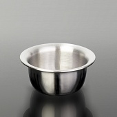 Хромированная стальная чаша из плотного металла M2XS