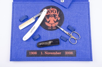 Бритвенный набор Dovo в честь 100 лет юбилея компании 1906-2006 юбилейный 