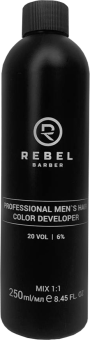 Окислитель для профессиональной мужской краски для волос REBEL BARBER 6% RB054 