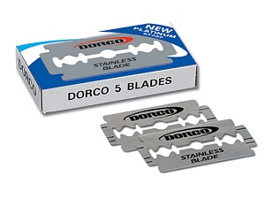 Лезвия (сменные) для Т-образной бритвы Dorco (Корея) DP
