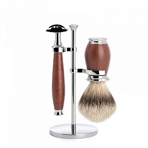 Muehle Бритвенный набор из бриара 3 предмета Т-образный станок S 091 H 59 SR
