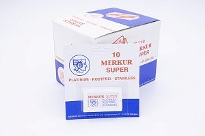 Лезвия (сменные) для Т-образной бритвы Merkur (Германия) MSP